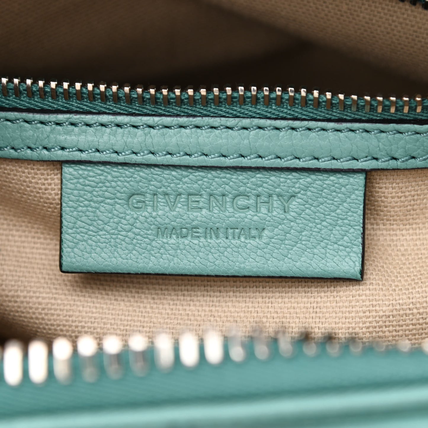 Sugar Goatskin Mini Antigona Aqua