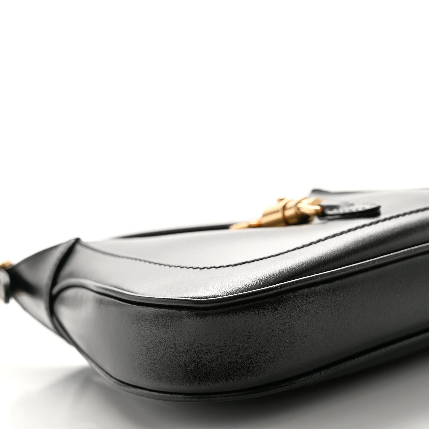 Gucci Boarded Dyana Lux Calfskin Mini Jackie 1961 Hobo Black 8 of 9