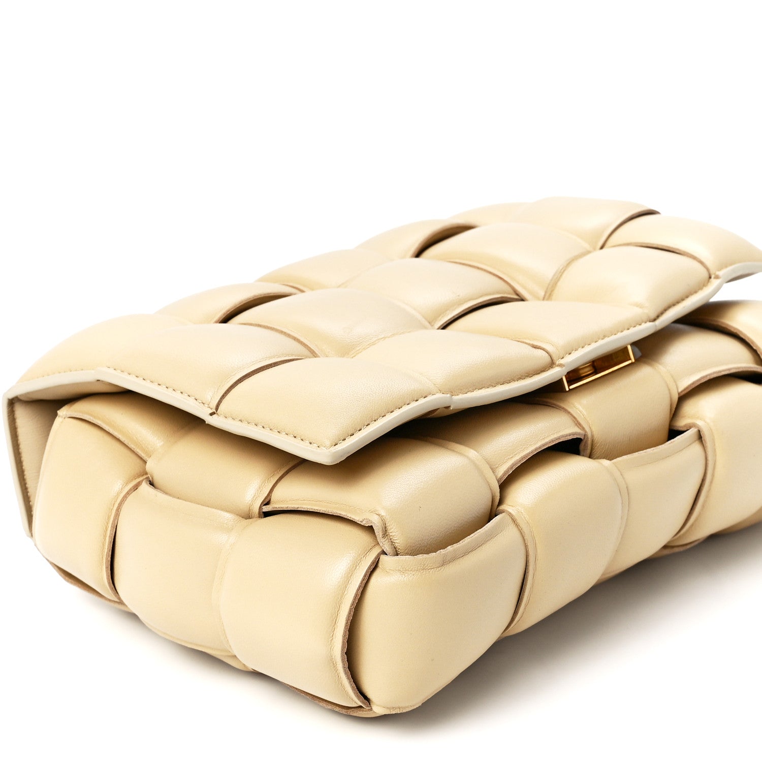 Bottega Veneta Nappa Maxi Intreccio Padded Cassette Crossbody Bag Porridge 12 of 13