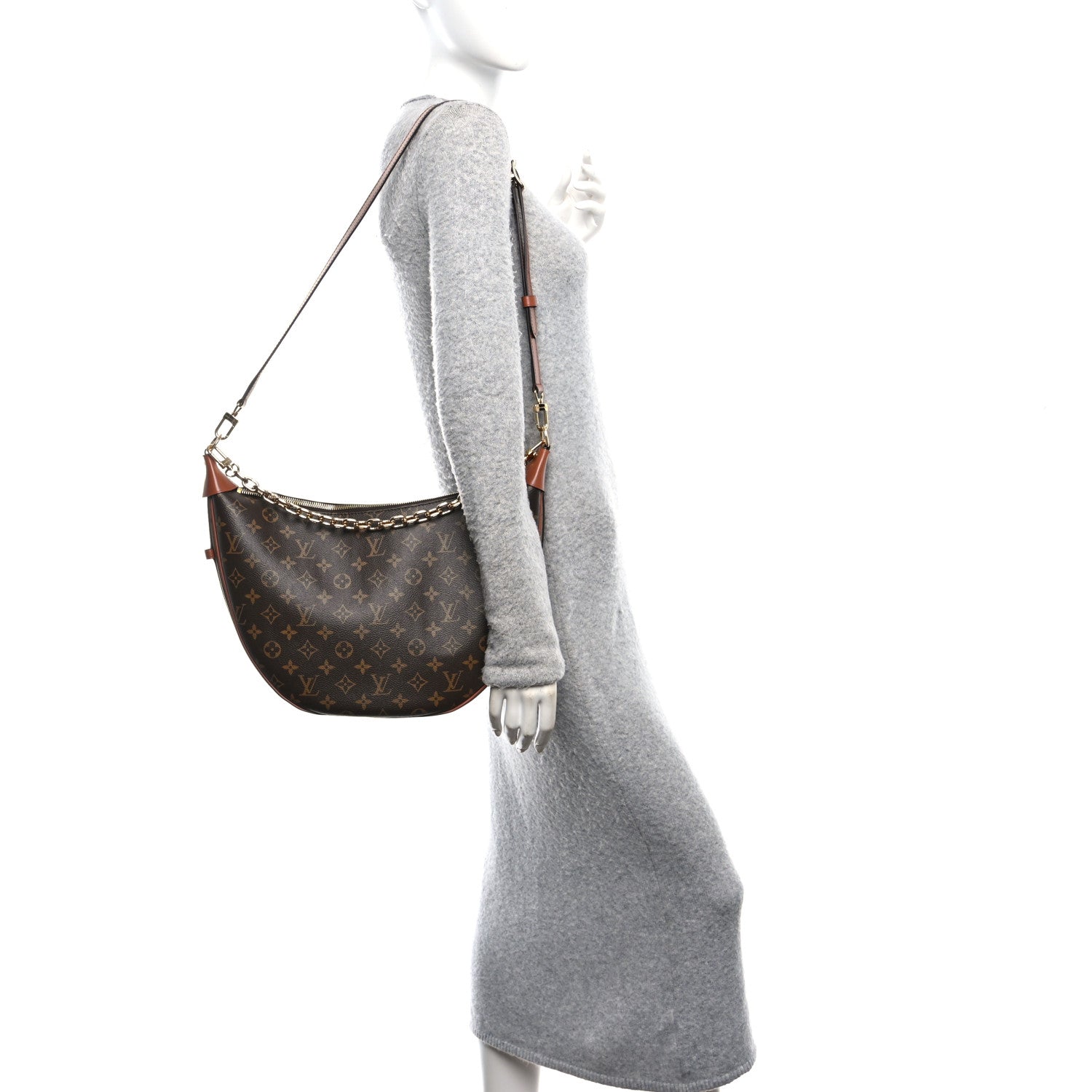 Louis Vuitton Reverse Monogram Loop Hobo 2 of 9