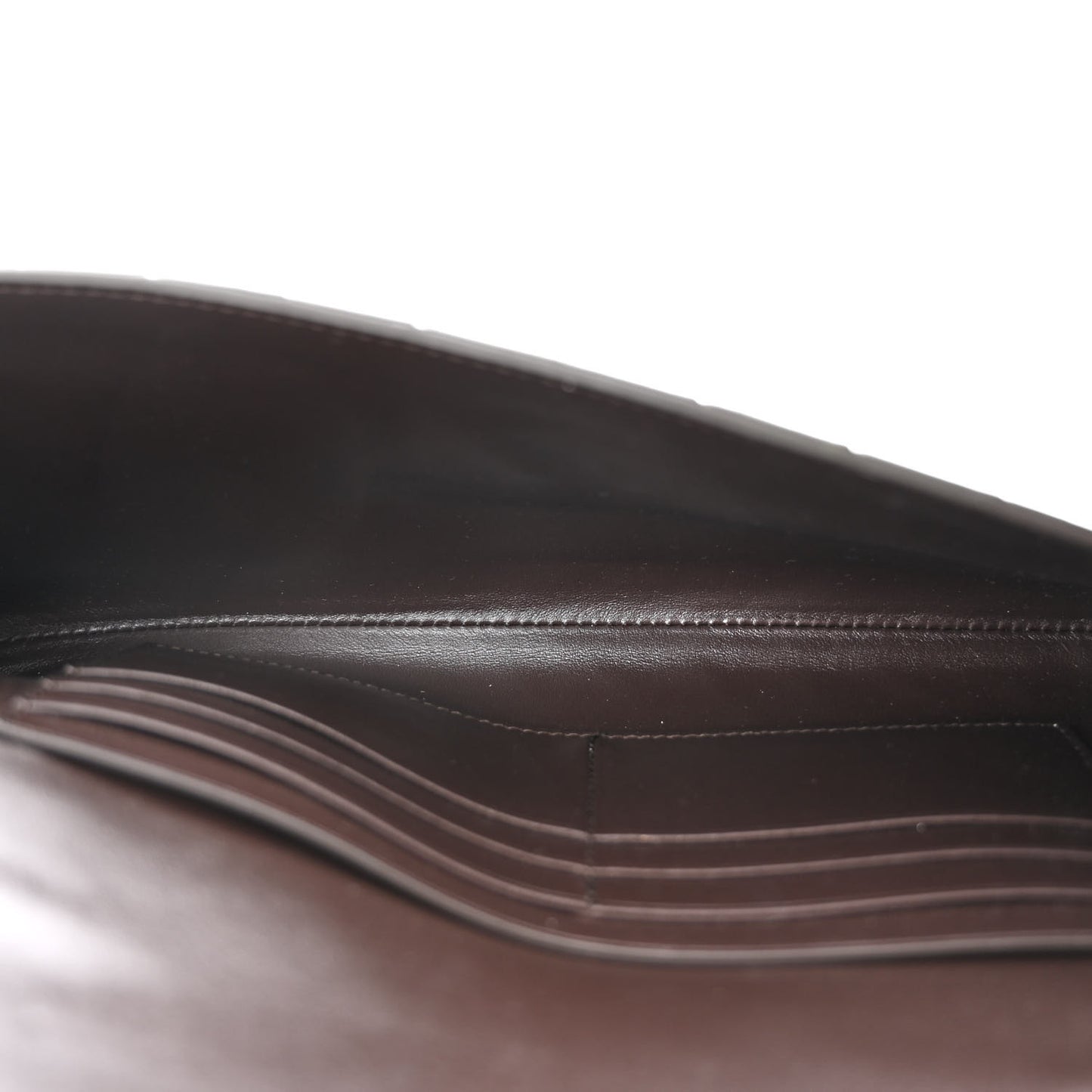 Nappa Intrecciato Long Andiamo Top Handle Clutch Fondant