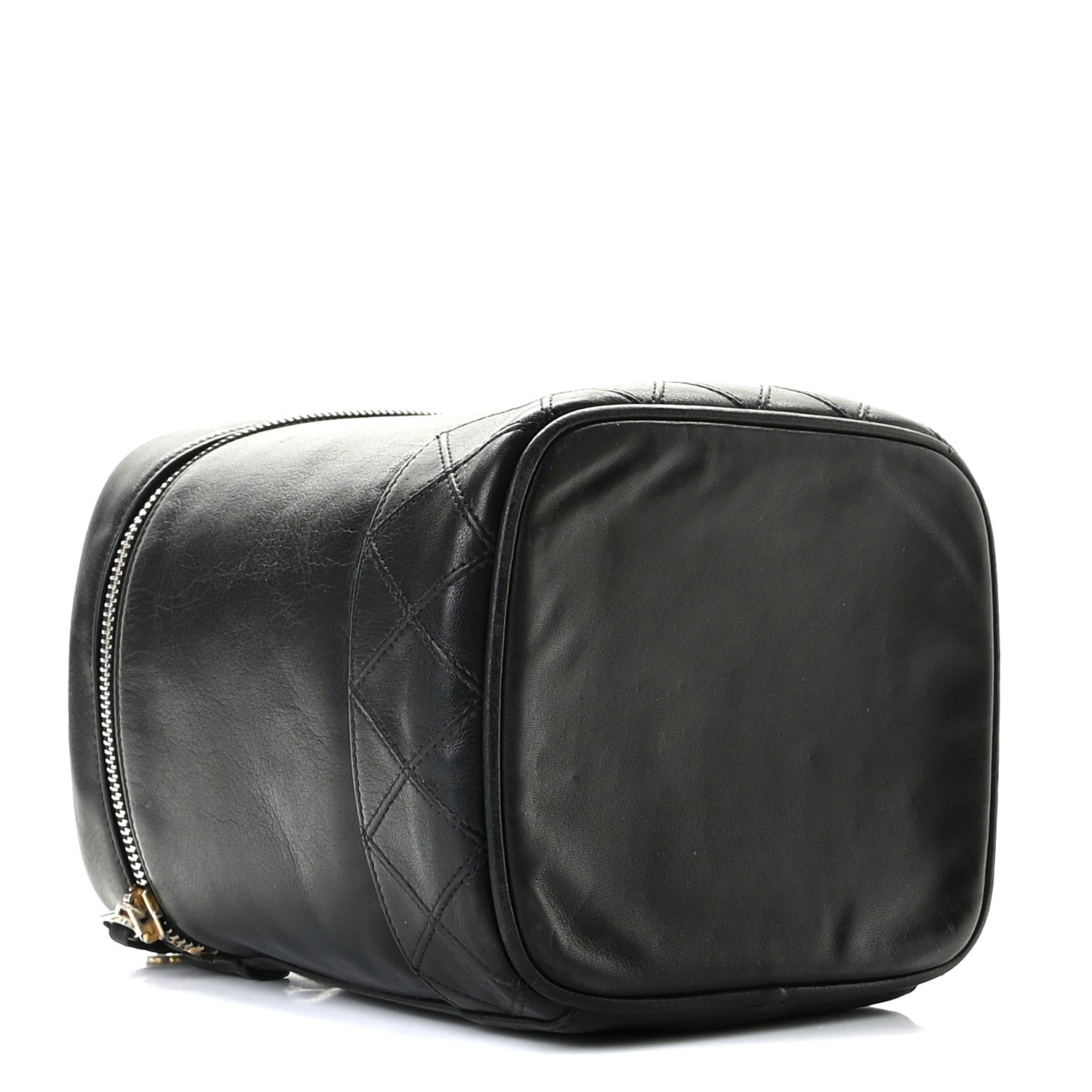 Chanel Lambskin Vanity Cosmetic Bag Black 4 of 12