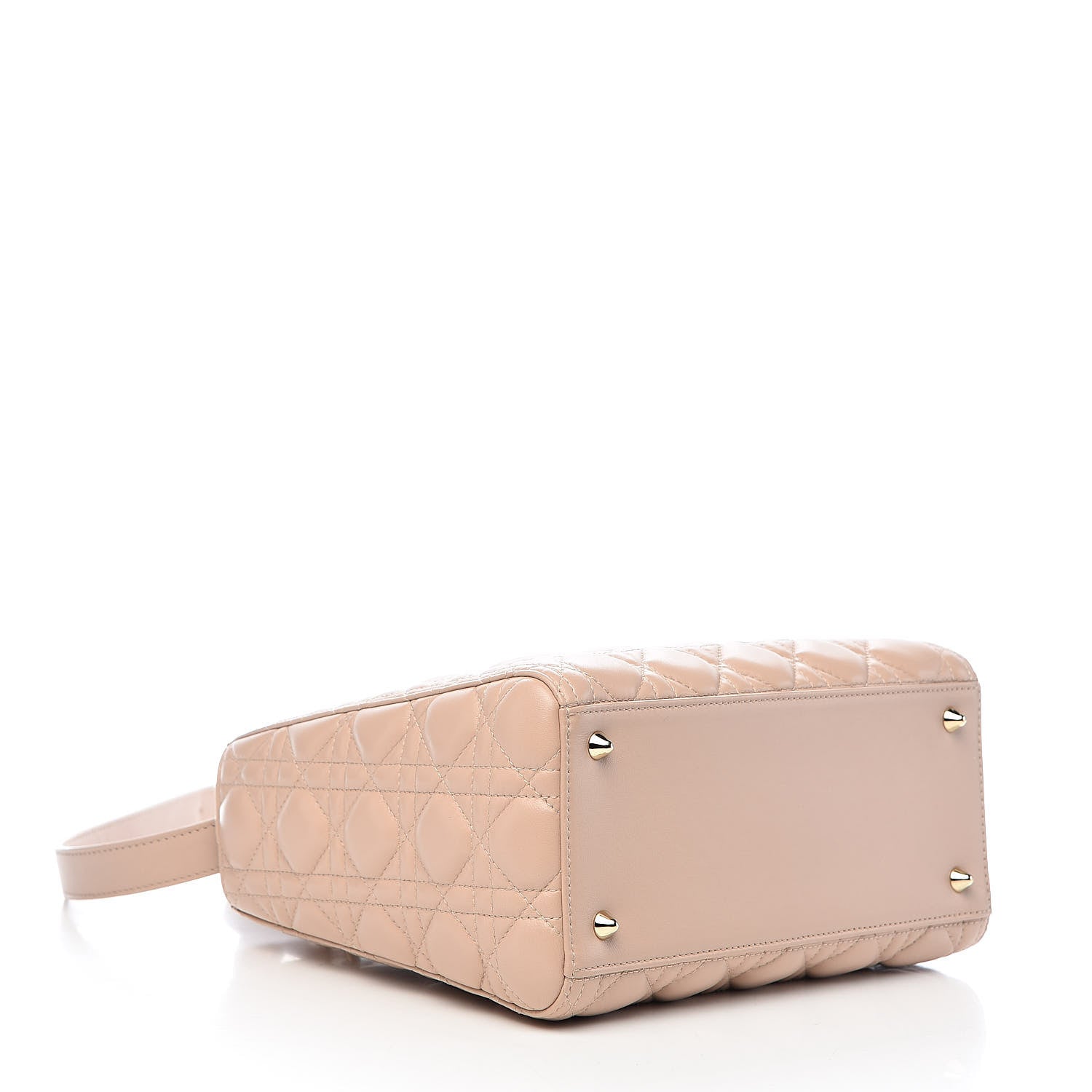 Christian Dior Lambskin Cannage Medium Lady Dior Light Pink 4 of 12