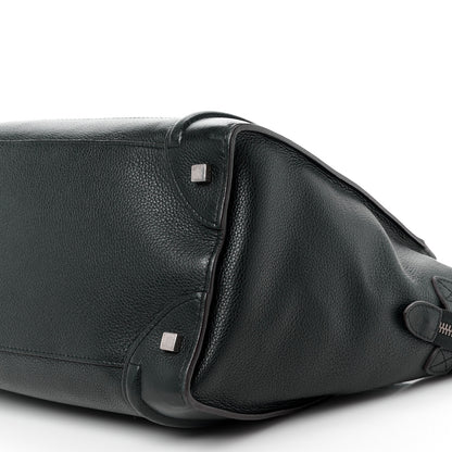 Celine Drummed Calfskin Mini Luggage Black 10 of 13