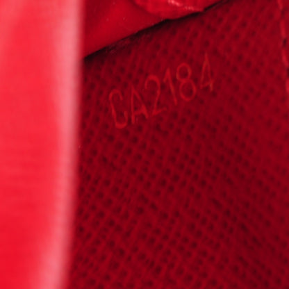 Louis Vuitton Damier Ebene Insolite Wallet Red 7 of 7