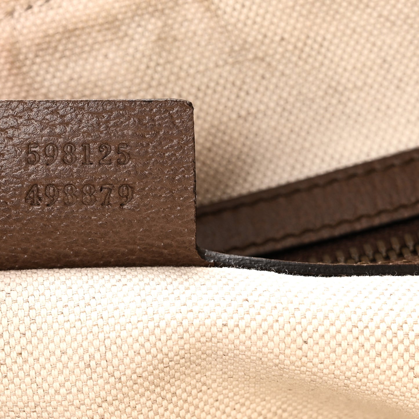 GG Supreme Monogram Web Small Ophidia Half Moon Hobo Brown