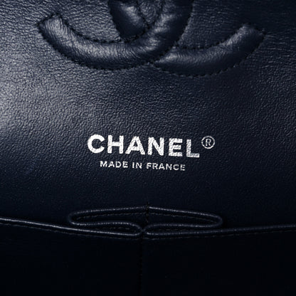 Chanel Caviar Quilted Medium Double Flap Navy 5 of 10