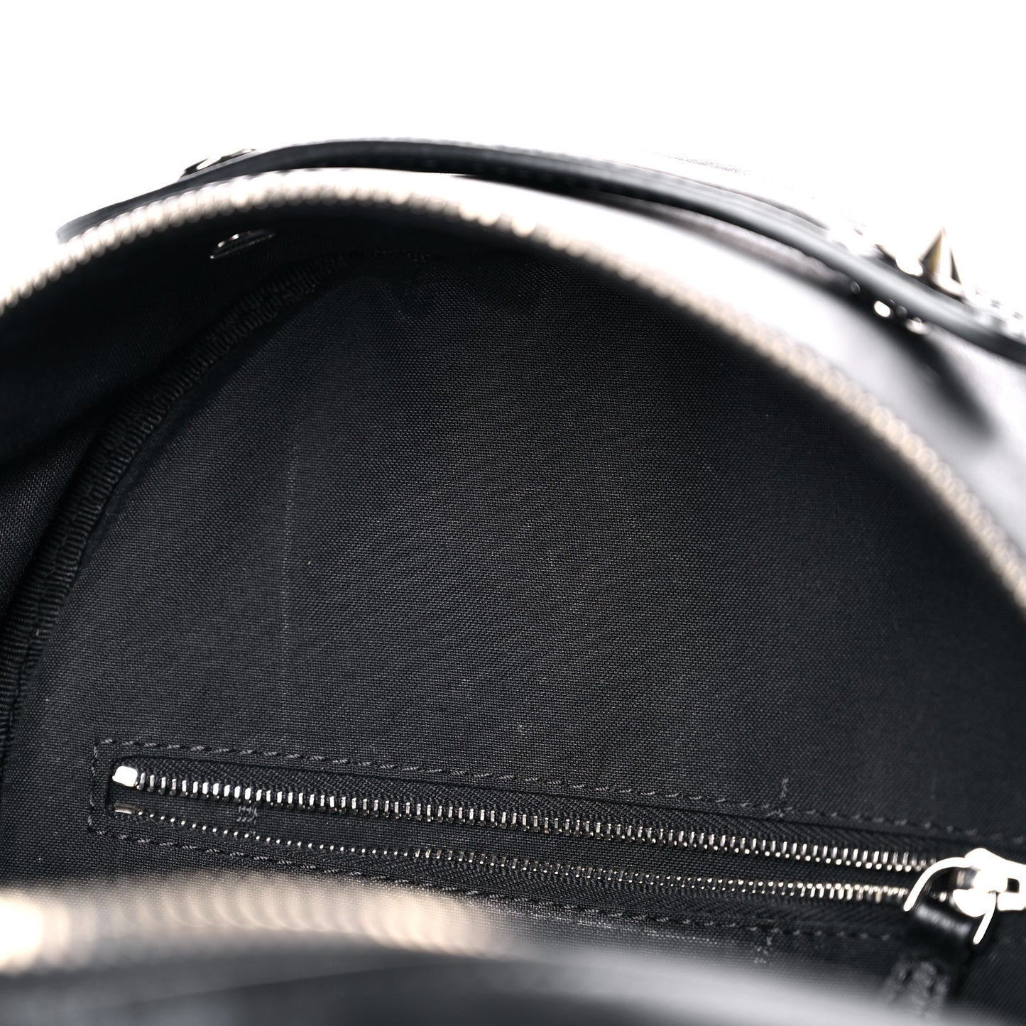 Vitello Liberty Pearl Romantic Bow Mini Backpack Black