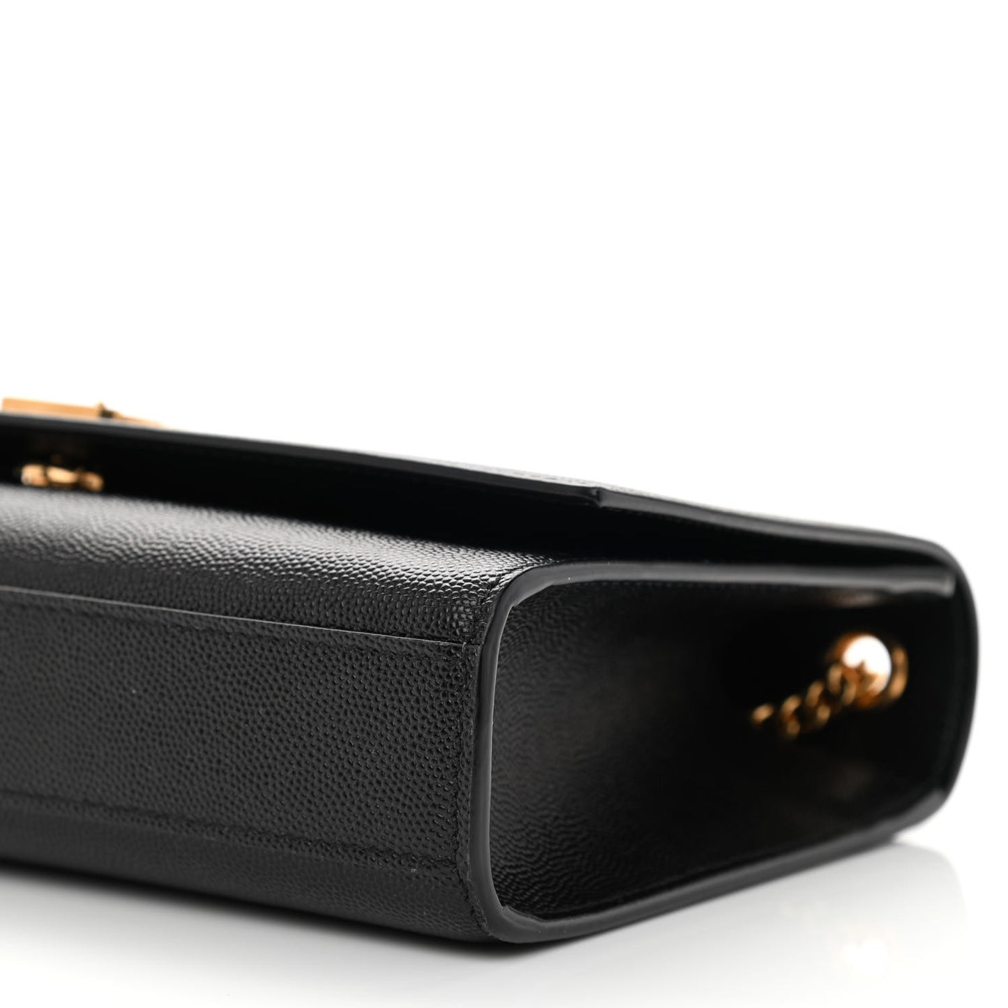 Grain De Poudre Medium Classic Monogram Kate Satchel Black