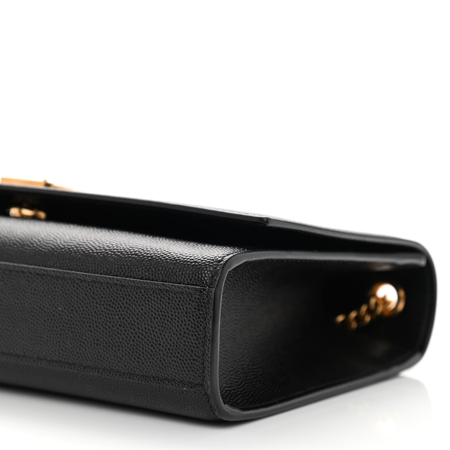 Saint Laurent Grain De Poudre Medium Classic Monogram Kate Satchel Black 8 of 8