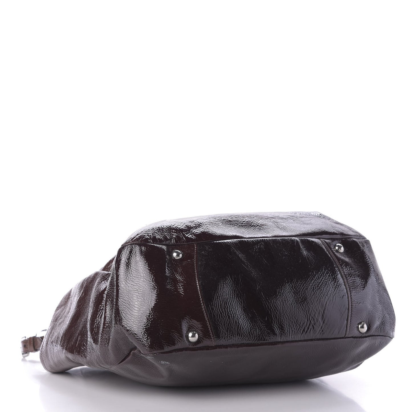 Vernice Sfumata Shoulder Bag Lampone