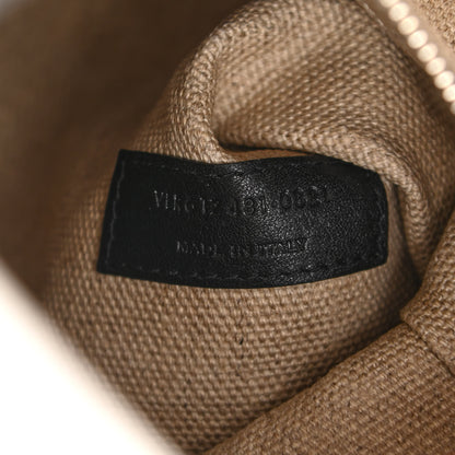 Saint Laurent Linen Calfskin Small Rive Gauche Tote Greggio Natural 7 of 10
