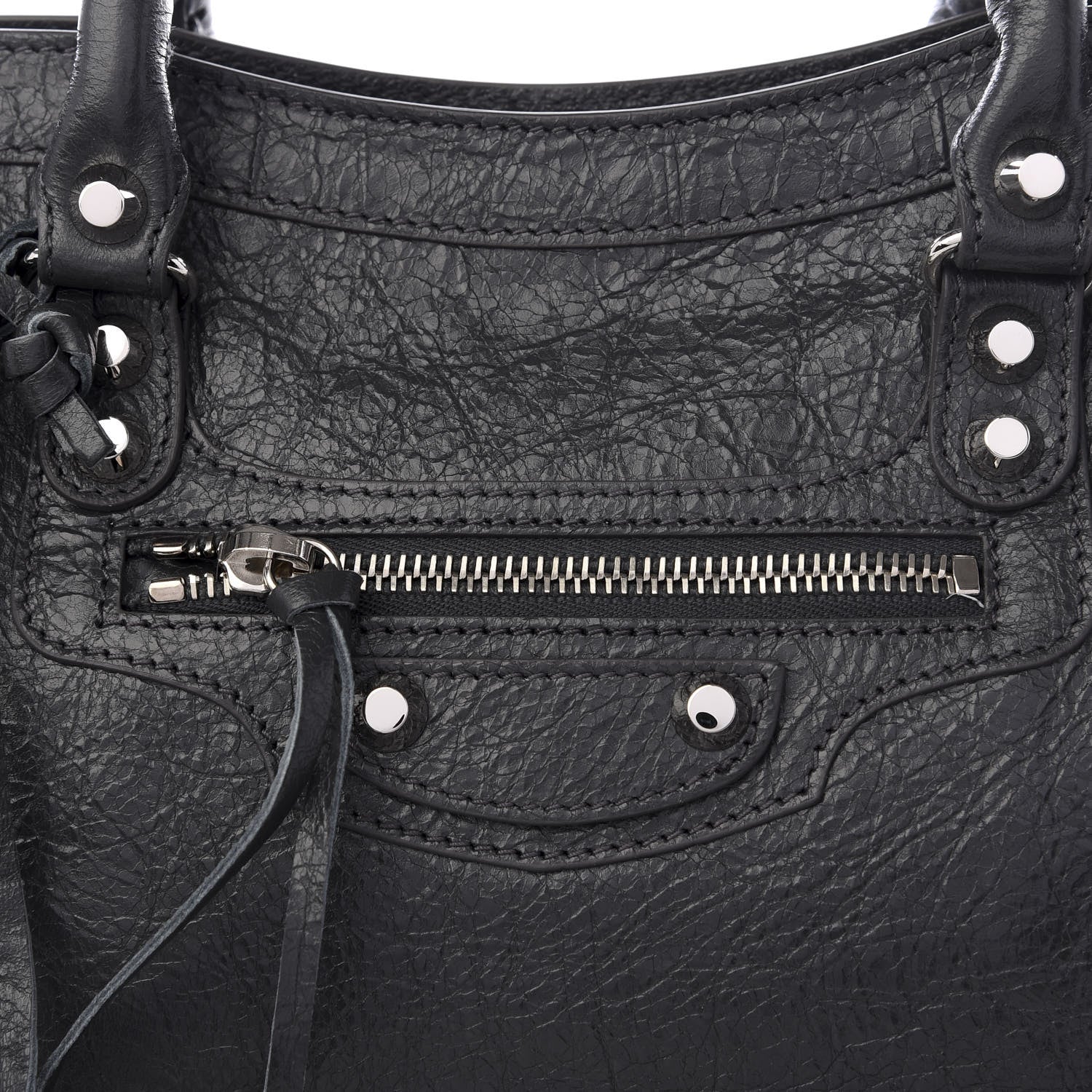 Balenciaga Agneau Classic Silver Hardware S City Gris Fossile 9 of 9