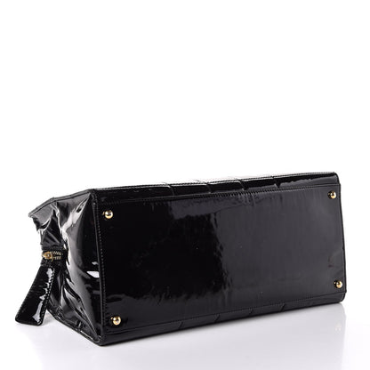 Chanel Patent Chocolate Bar CC Tote Black 4 of 7