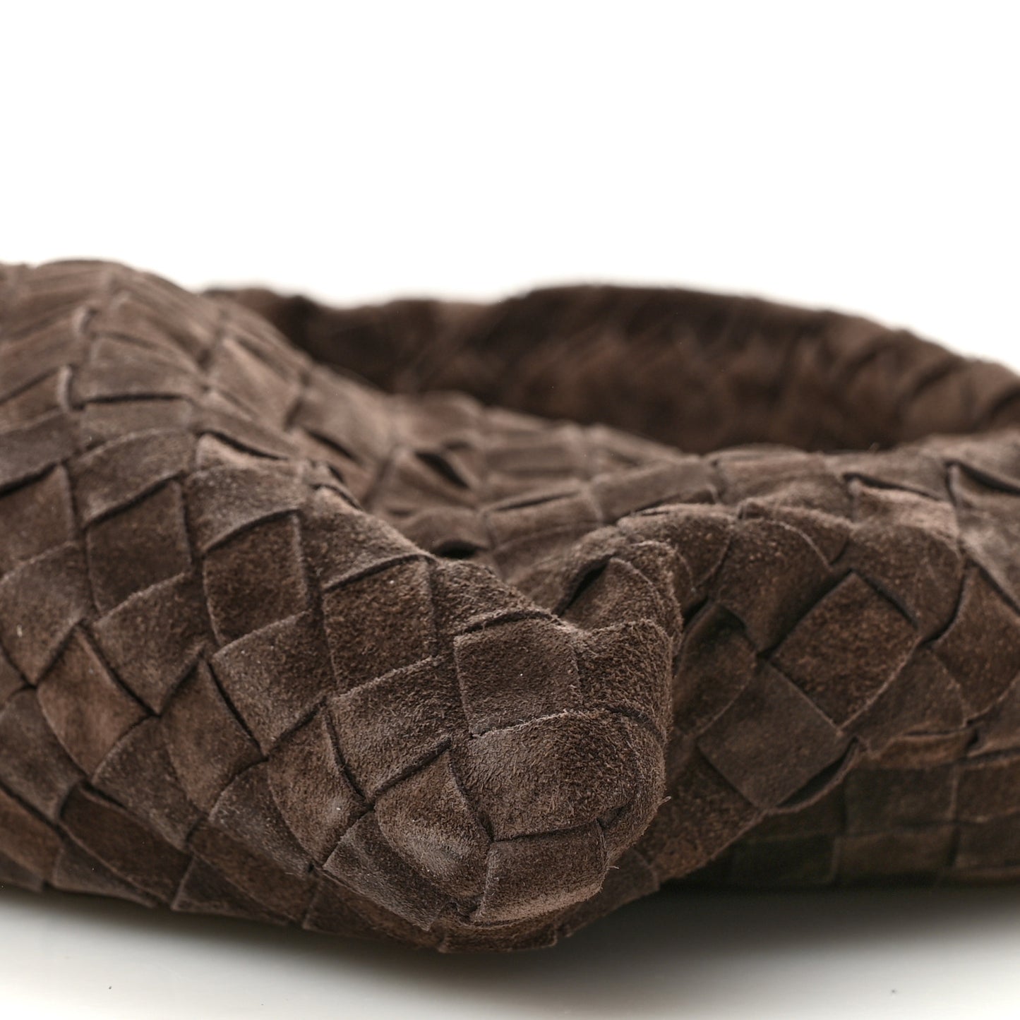 Suede Intrecciato Small Hop Fondant