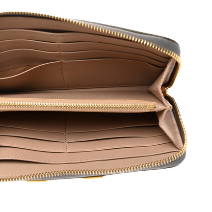 Chloe Calfskin Marcie Long Zip Around Wallet Cashmere Grey 5 of 8