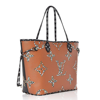 Louis Vuitton Monogram Giant Jungle Neverfull MM Black 4 of 11