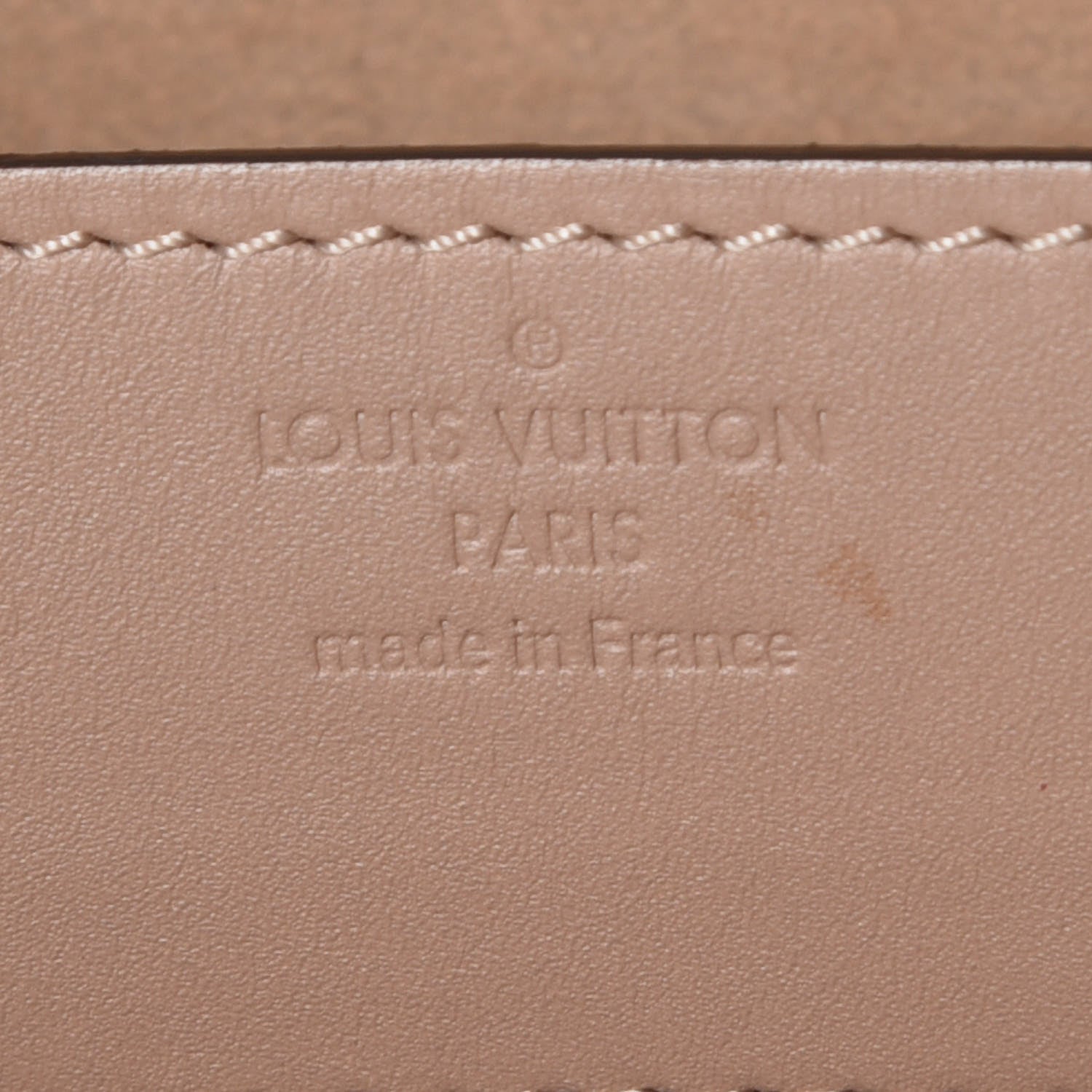 Louis Vuitton Calfskin Chain Louise MM Nude 9 of 10