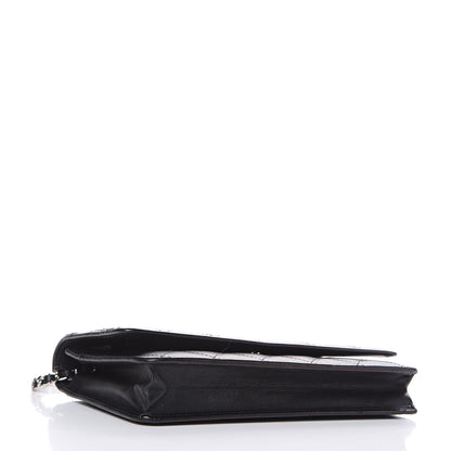 Chanel Calfskin Quilted Cambon Wallet On Chain WOC Black 4 of 13