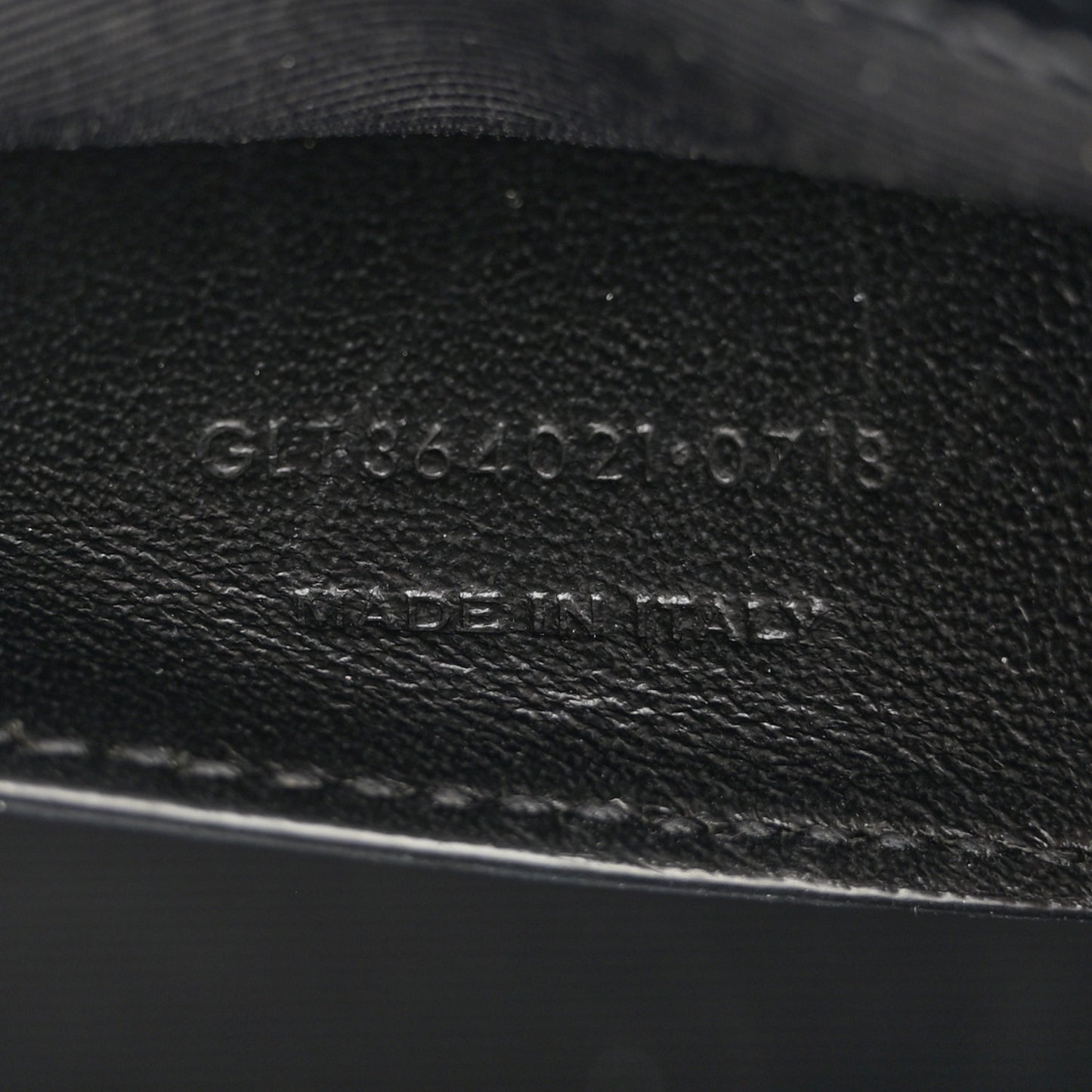 Grain De Poudre Medium Classic Monogram Kate Satchel Black
