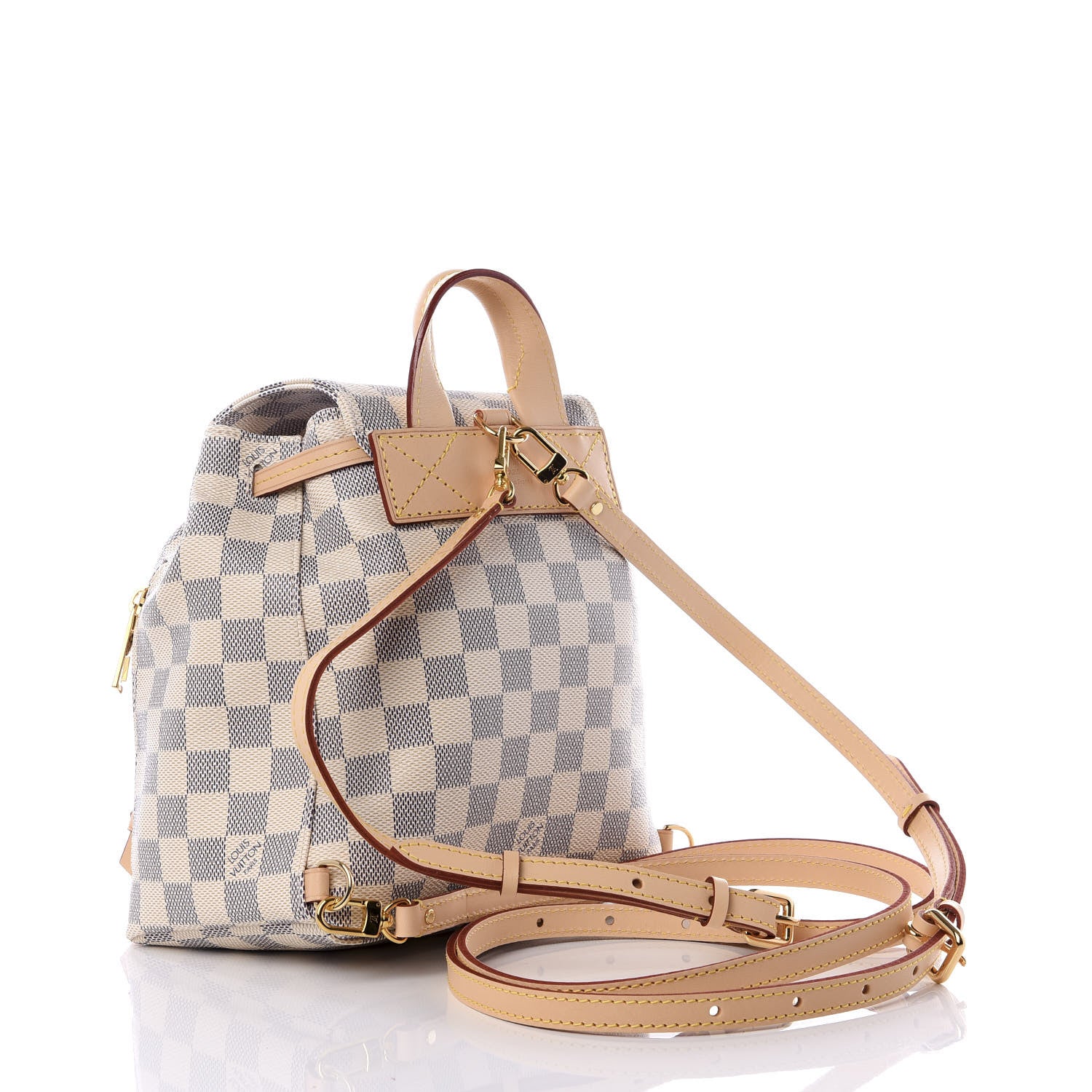 Louis Vuitton Damier Azur Sperone BB Backpack 2 of 7