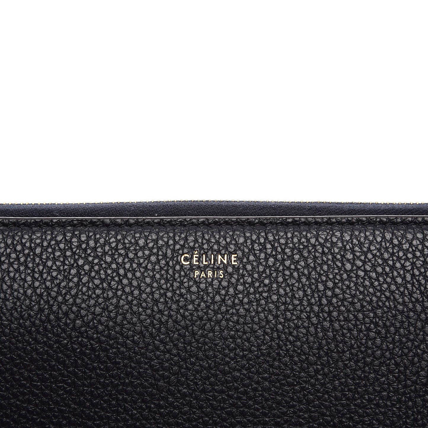 Calfskin Large Zip Around Multifunction Wallet Midnight