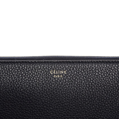 Celine Calfskin Large Zip Around Multifunction Wallet Midnight 6 of 7