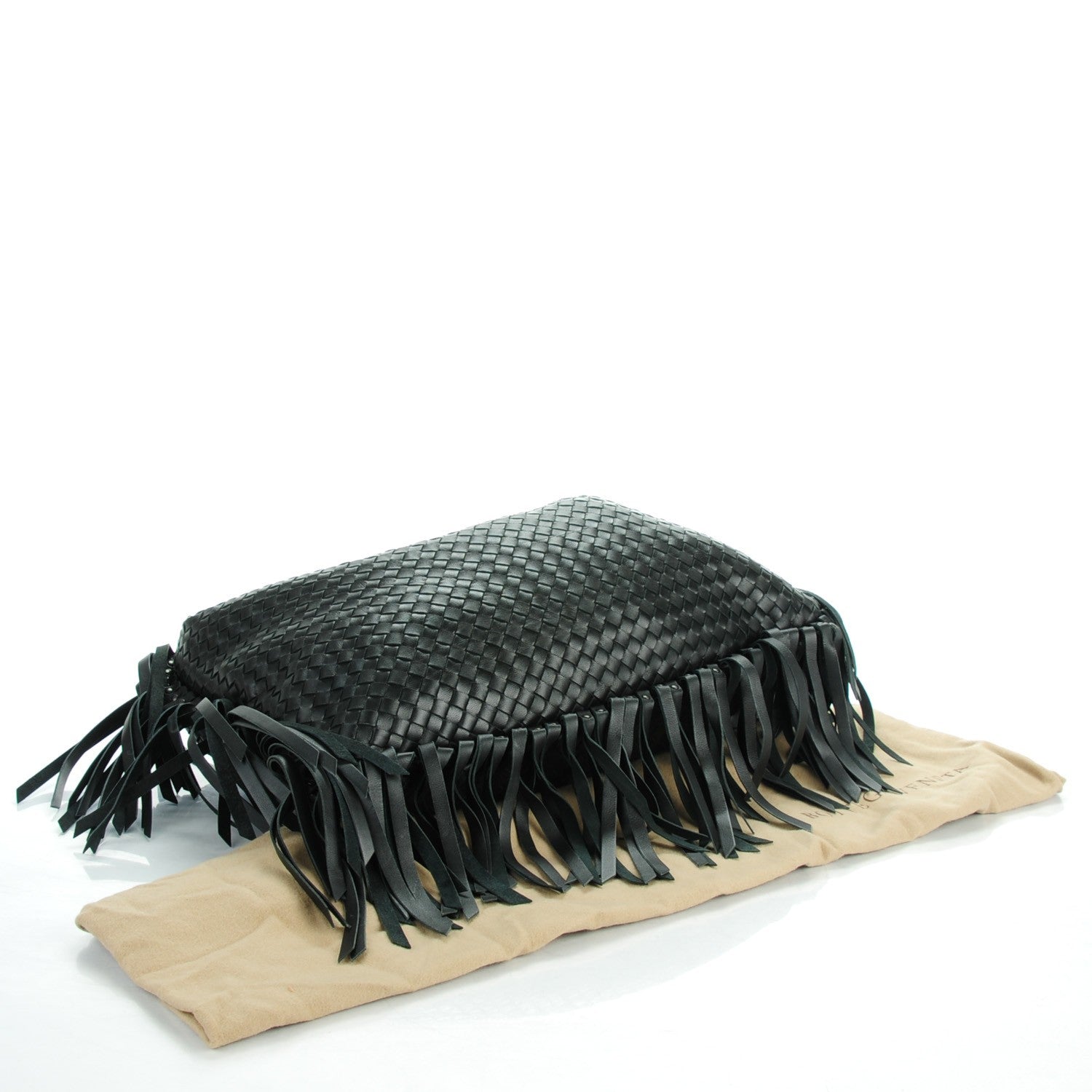Bottega Veneta Nappa Intrecciato Veneta Large Fringed Hobo Nero Black 4 of 8