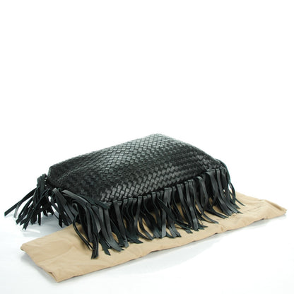 Bottega Veneta Nappa Intrecciato Veneta Large Fringed Hobo Nero Black 4 of 8