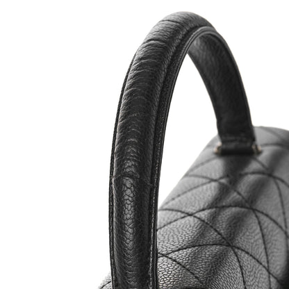 Chanel Caviar Quilted Jumbo Kelly Flap Black 11 of 13