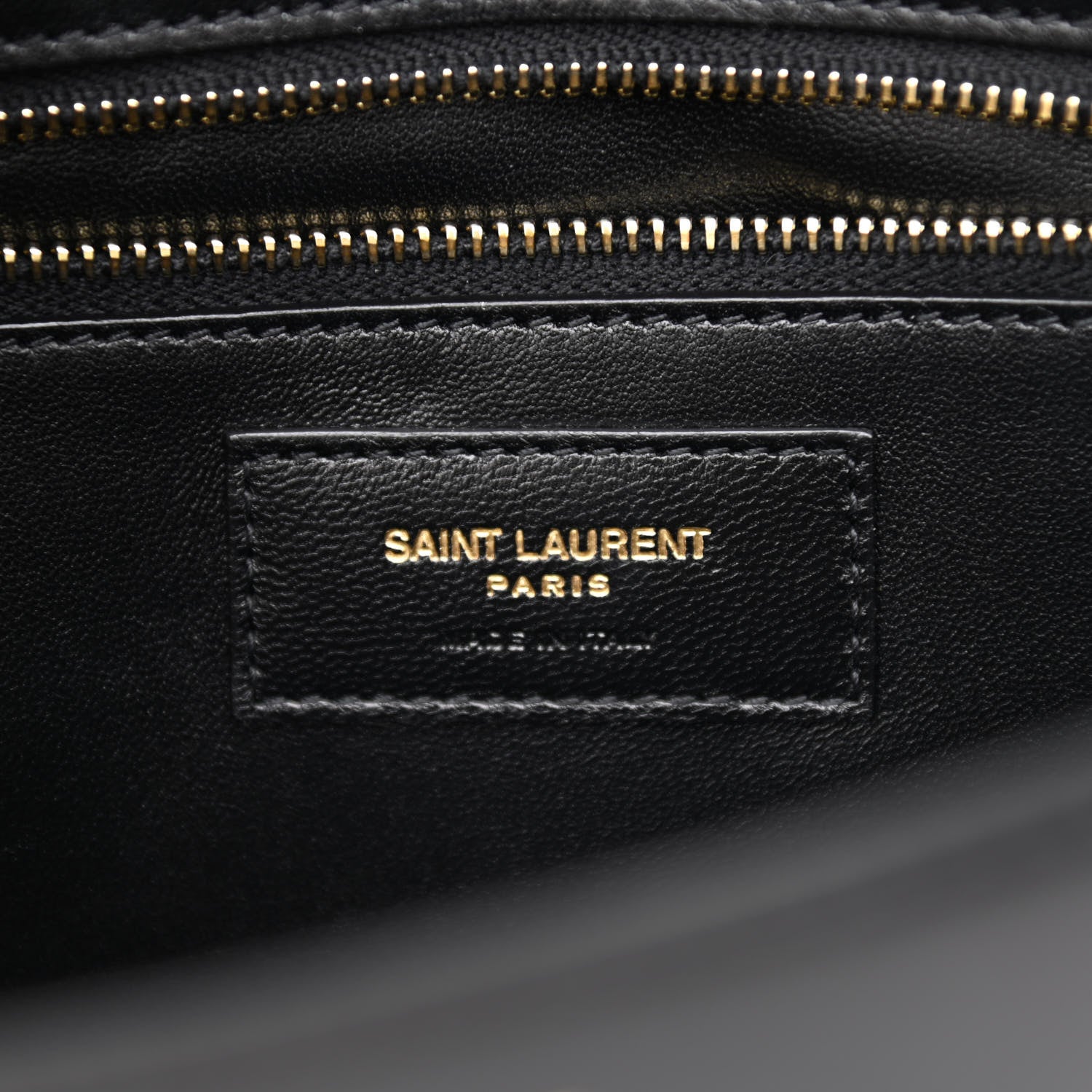 Saint Laurent Smooth Calfskin Carre Satchel Black 6 of 12