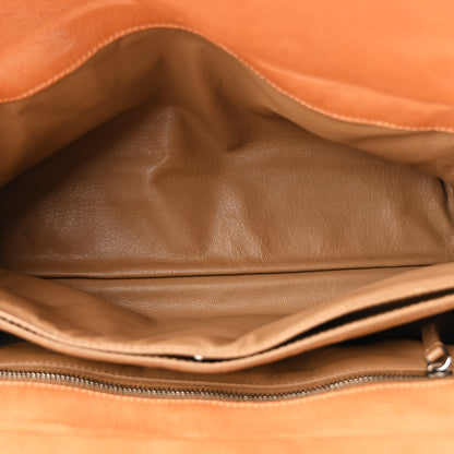 Prada Vitello Daino Turn Lock Frame Shoulder Bag Caramel 5 of 15