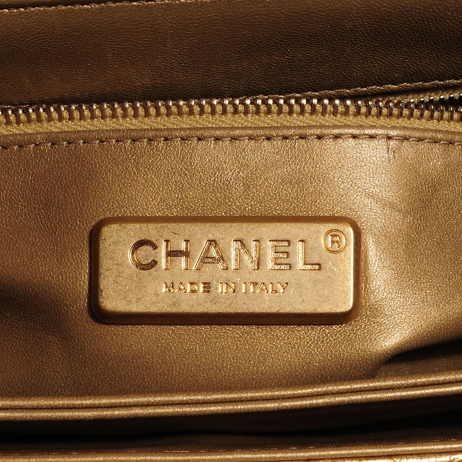 Chanel Python Medium Perfect Edge Flap Gold 6 of 8