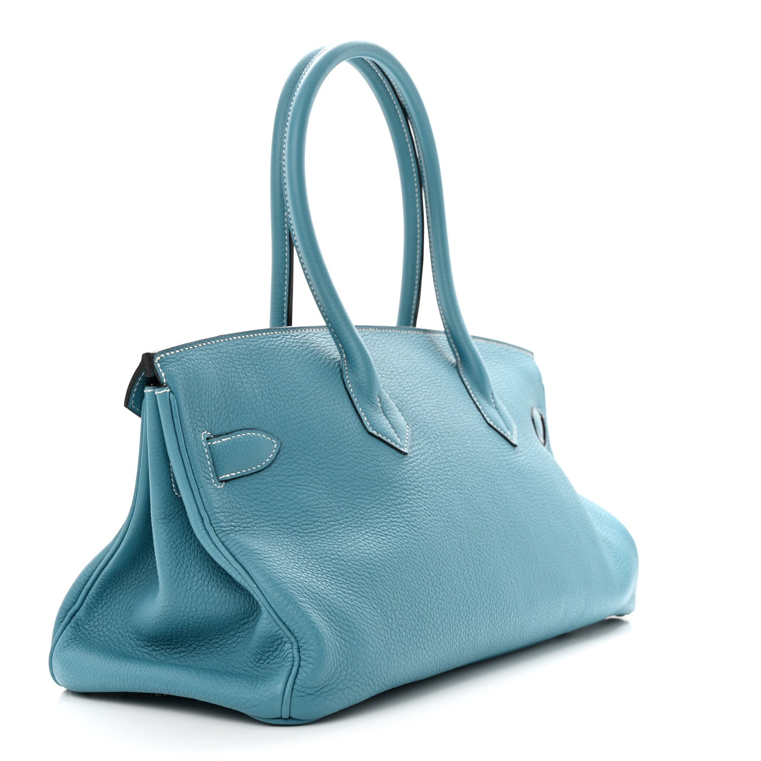 Hermes Togo JPG Shoulder Birkin II 42 Blue Jean 3 of 13