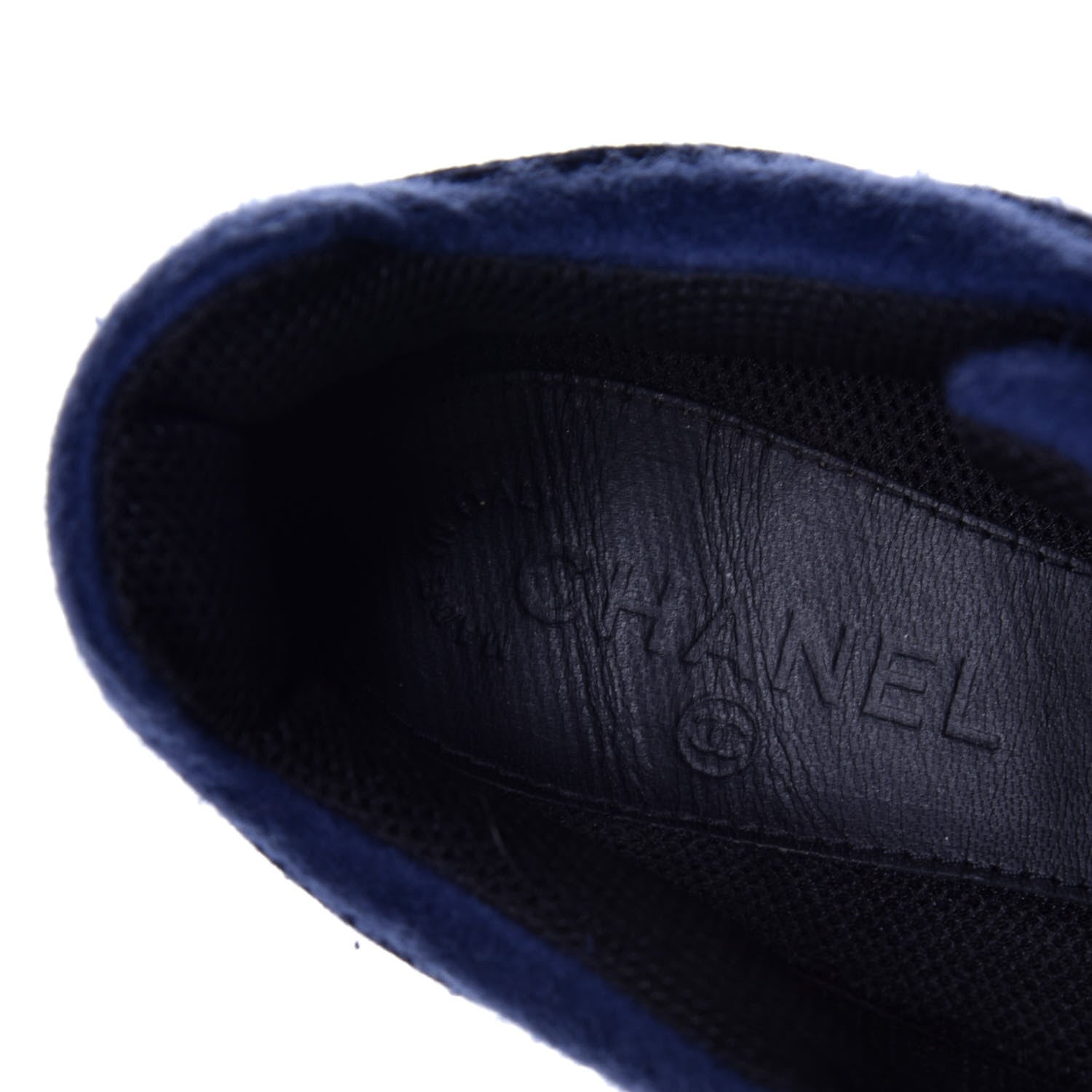 Chanel Wool Mens Sneakers 42 Blue 7 of 8