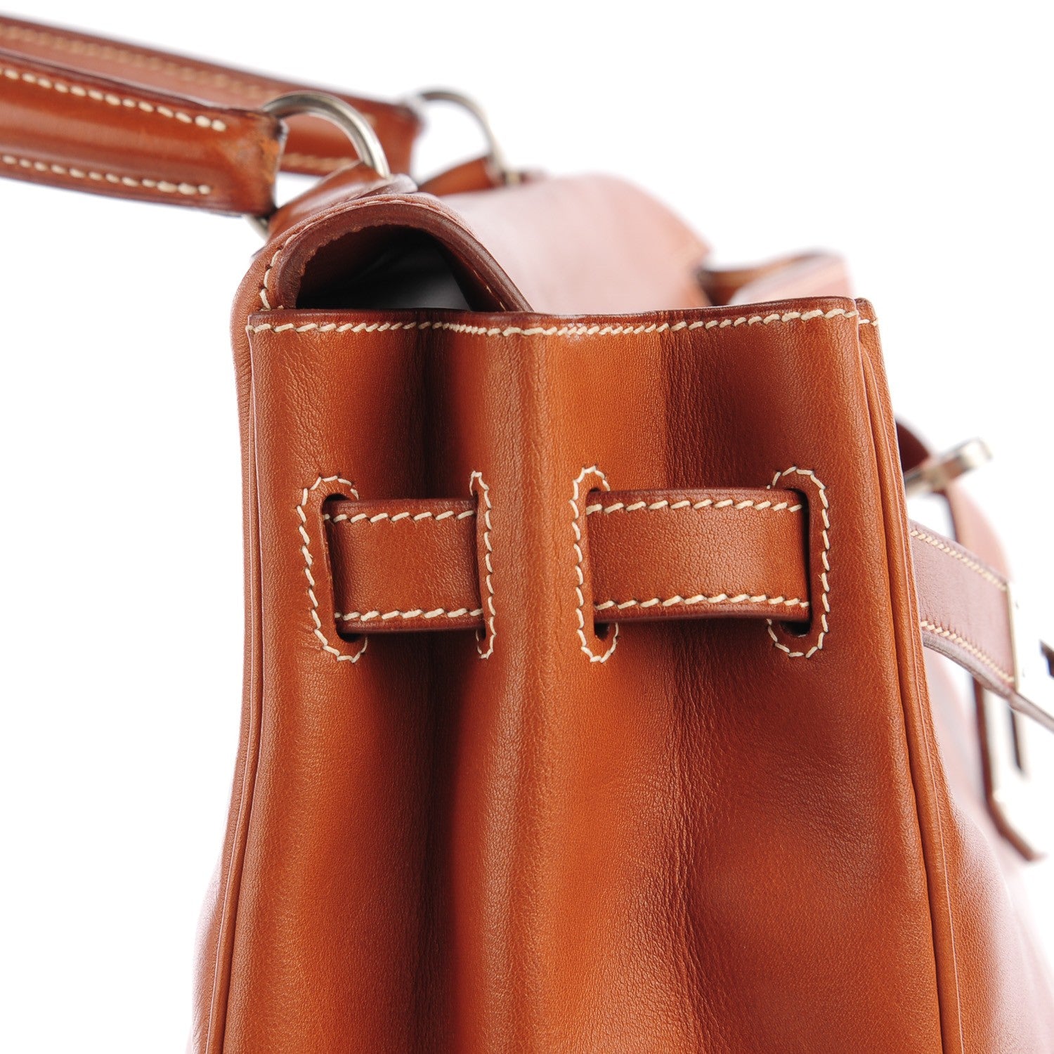 Hermes Natural Barenia Kelly Retourne 35 Fauve 15 of 23