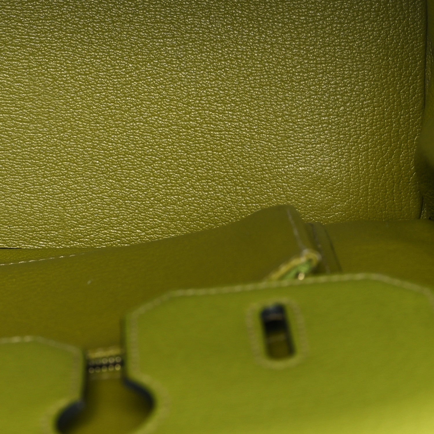 Hermes Chevre Mysore Birkin 30 Vert Anis 12 of 12