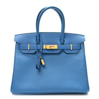 Hermes Epsom Birkin 30 Bleu Zanzibar 1 of 11