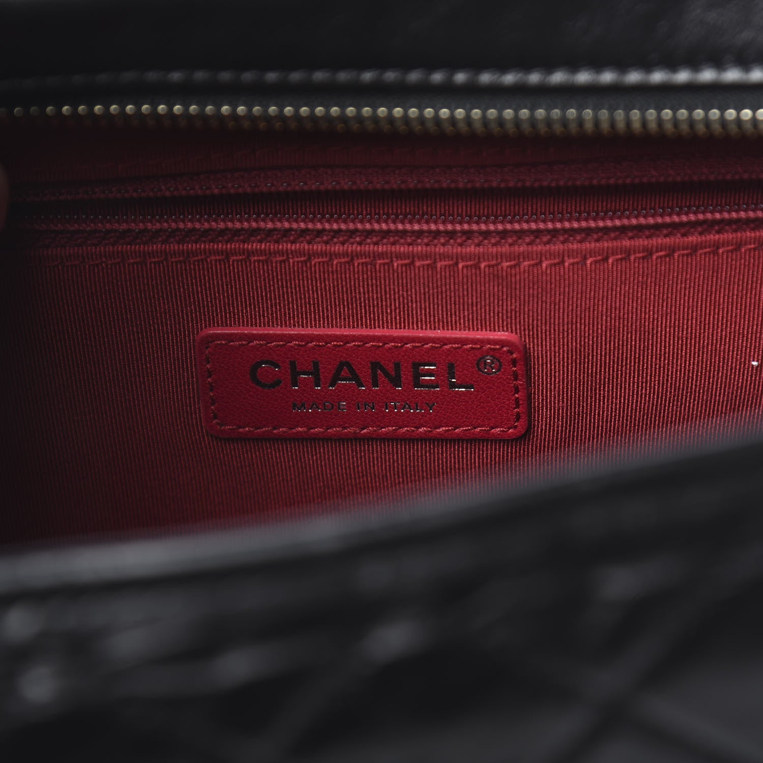 Chanel Aged Calfskin Quilted Medium Gabrielle Hobo Black 6 of 11
