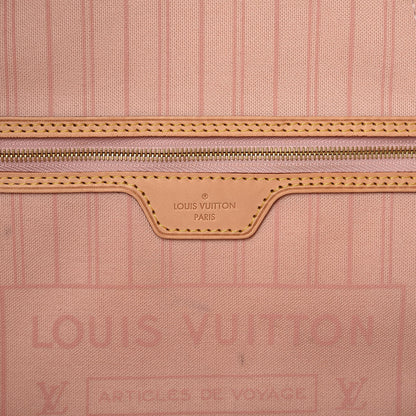Louis Vuitton Damier Azur Neo Neverfull GM Rose Ballerine 6 of 13