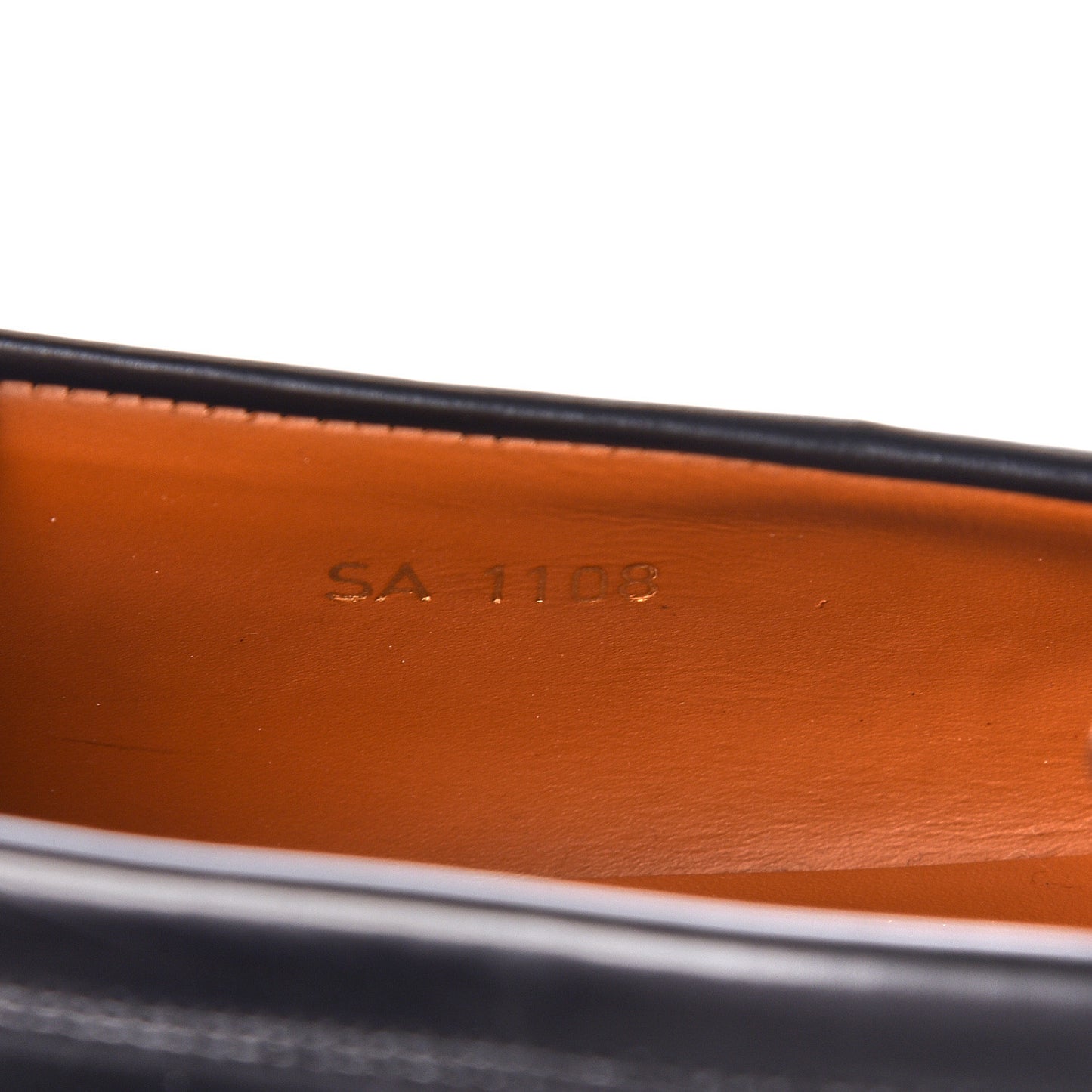 Calfskin Mens Cruz Penny Loafer 42 Black