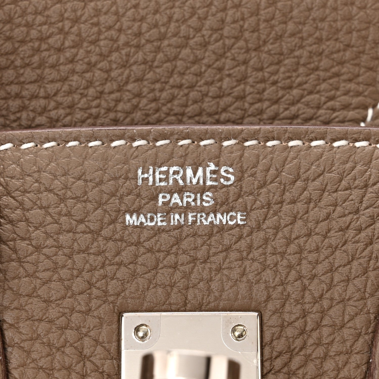 Hermes Togo Birkin 25 Etoupe 6 of 11