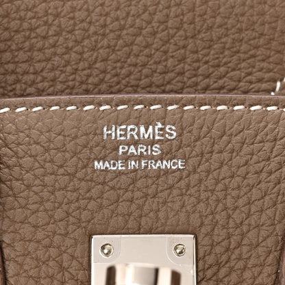 Hermes Togo Birkin 25 Etoupe 6 of 11