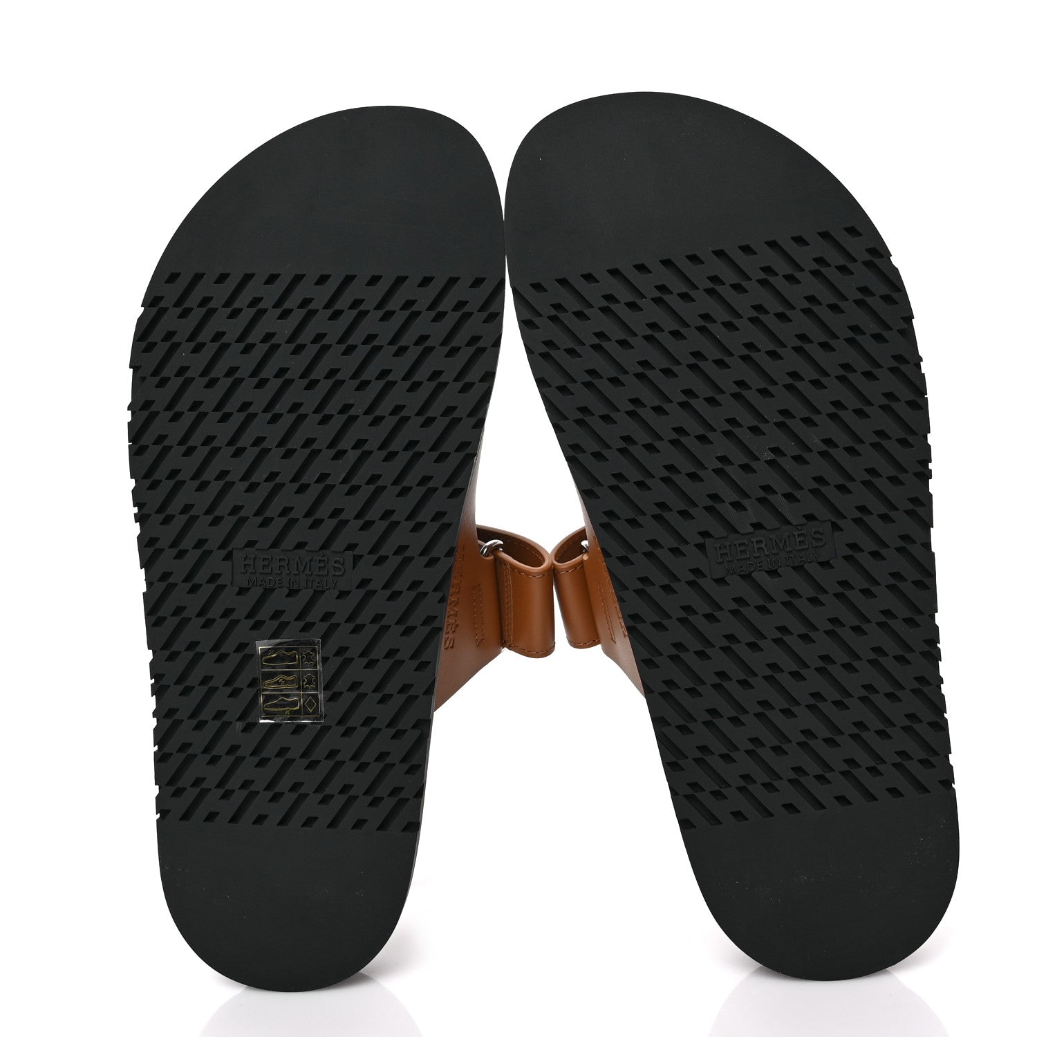 Hermes Calfskin Womens Chypre Sandals 39 Natural 5 of 9