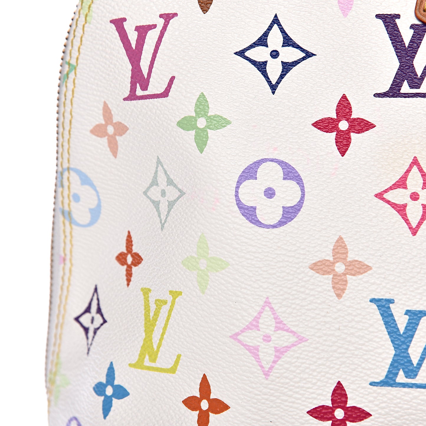 Monogram Multicolor Alma GM White