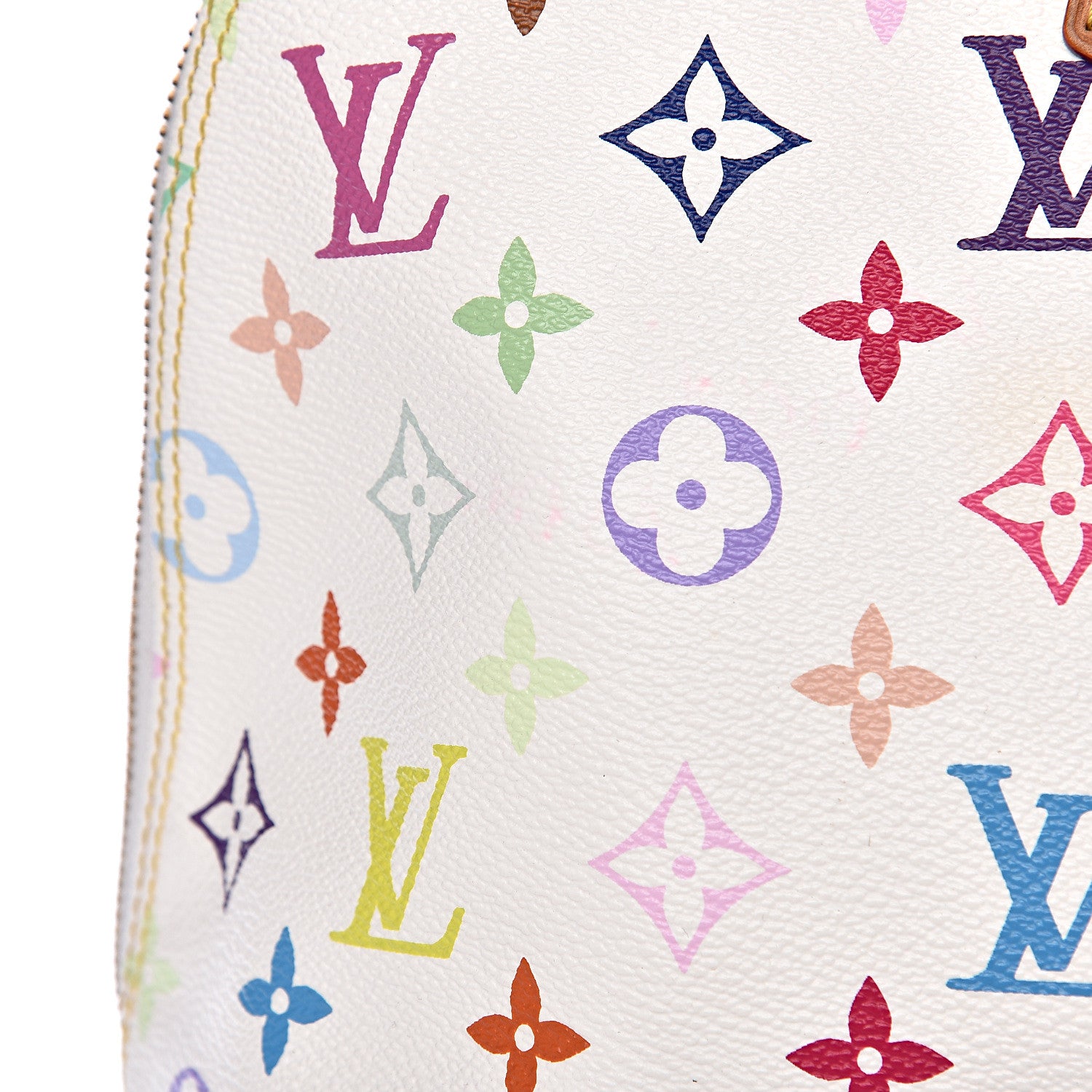 Louis Vuitton Monogram Multicolor Alma GM White 14 of 15