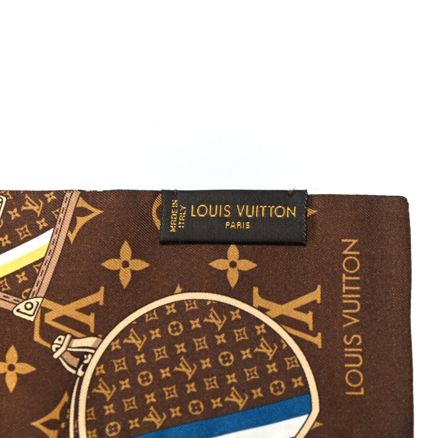 Silk Monogram Trunks Bandeau