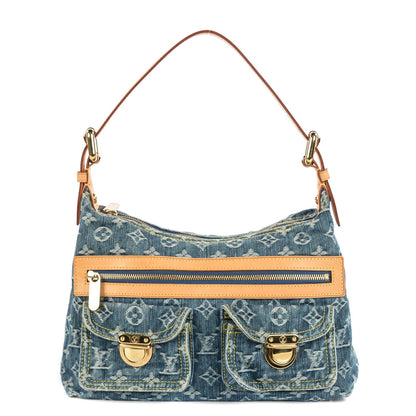 Louis Vuitton Monogram Denim Baggy PM Blue 1 of 7