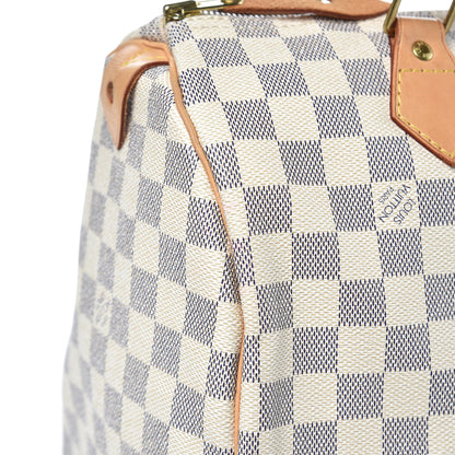 Louis Vuitton Damier Azur Speedy 30 14 of 16