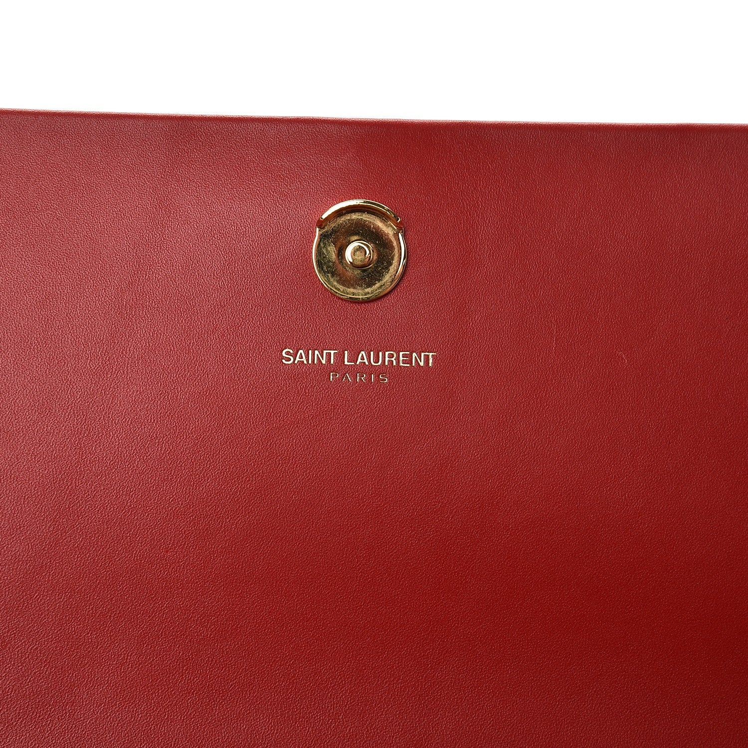 Saint Laurent Smooth Calfskin Medium Classic Monogram Kate Tassel Satchel Lipstick Red 7 of 8